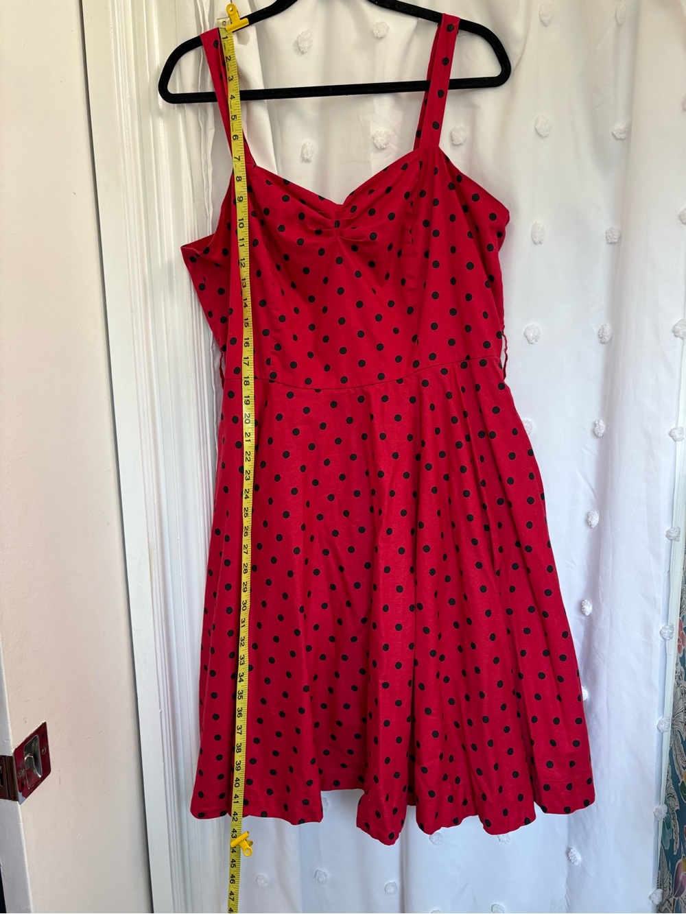 City Chic Red Polka Dot 50’s style Swing Dress - Picture 3 of 9